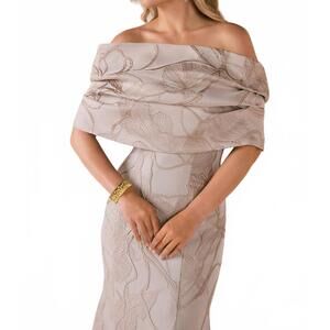NEW ANNE BARGE mae wrap in taupe